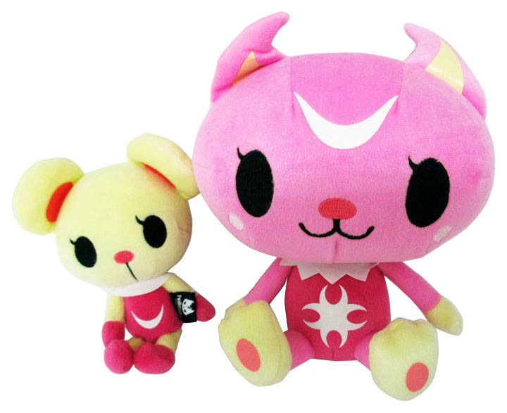 楽天市場 Hellcatz ヘルキャッツ ぬいぐるみ プラッシュ Peachy With Pinkie Devilrobots デビルロボッツ アメリカ雑貨 マイクのおもちゃ箱