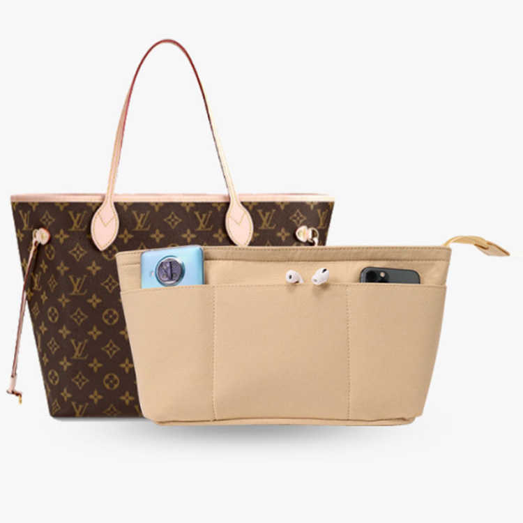 対応 neverfull tote おしゃれ インナーバッグ サンルイ シグネチャー トートバッグ ネヴァーフル バック バッグインバッグ  バッグ仕切り フェルト 丈夫 収納バッグ 多機能 大きめ 小さめ 整理整頓 軽量 【35％OFF】 ネヴァーフル