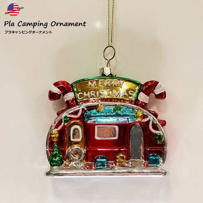 楽天市場】LEDライト付き サンタのクリスマストラック オブジェ