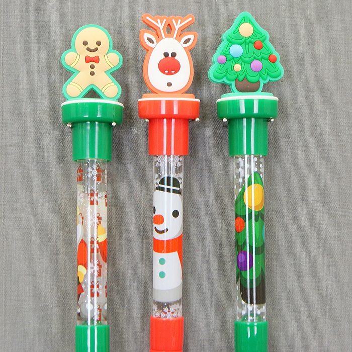 楽天市場 クリスマス 文房具 おもちゃ ３wayボールペン24本 スタンプ シャボン玉 Color And Seasons