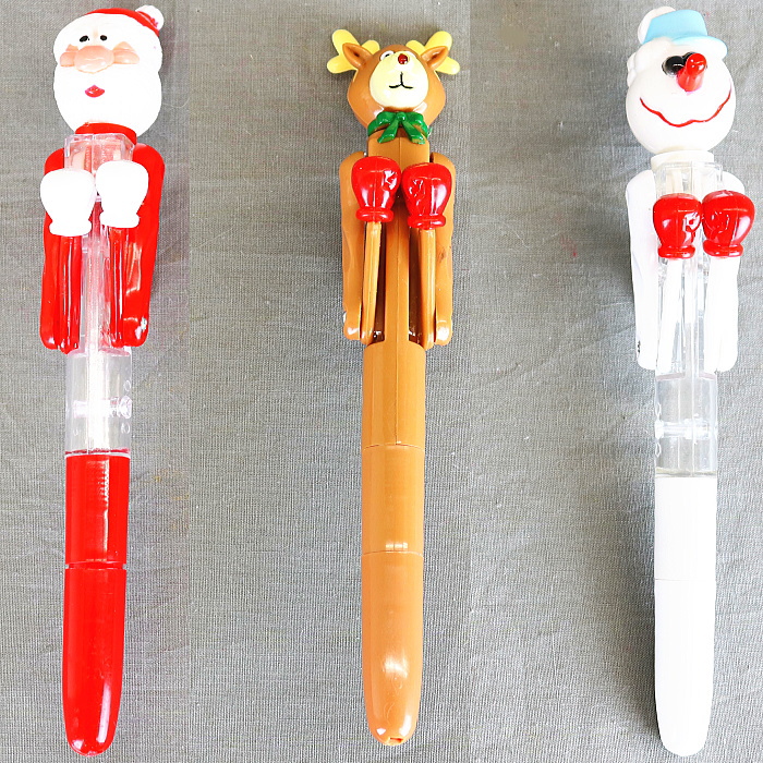 楽天市場 クリスマス 文房具 おもちゃ Ledライト ボクシングライトペン24本 ボールペン Color And Seasons