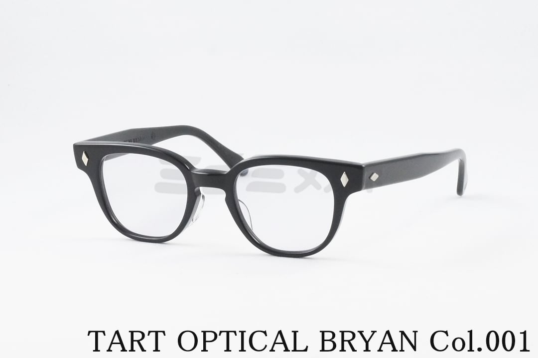 TART OPTICAL BRYAN メガネ Col.001 ウェリントン セル アセテート 復刻 50年代 タート オプティカル ブライアン 鯖江 日本製 国内 正規品