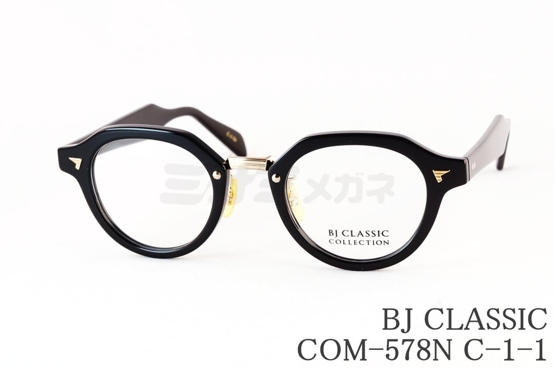 BJ CLASSIC 眼鏡 COM-578N C-1-1+度付き添い人水晶体