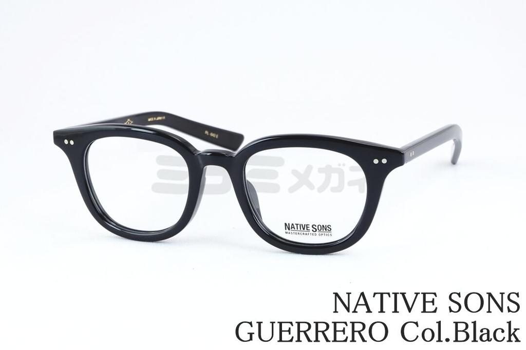 楽天市場】NATIVE SONS メガネ GUERRERO Col.Gasoline PL-042FB