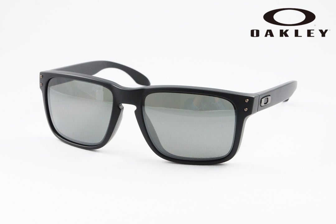 OAKLEY 偏光 サングラス HOLBROOK OO9244-2556 ウェリントン セル アジアンフィット ホルブルック マットブラック プリズムブラック ポラライズド オークリー 国内 正規品｜ミナミメガネ 店
