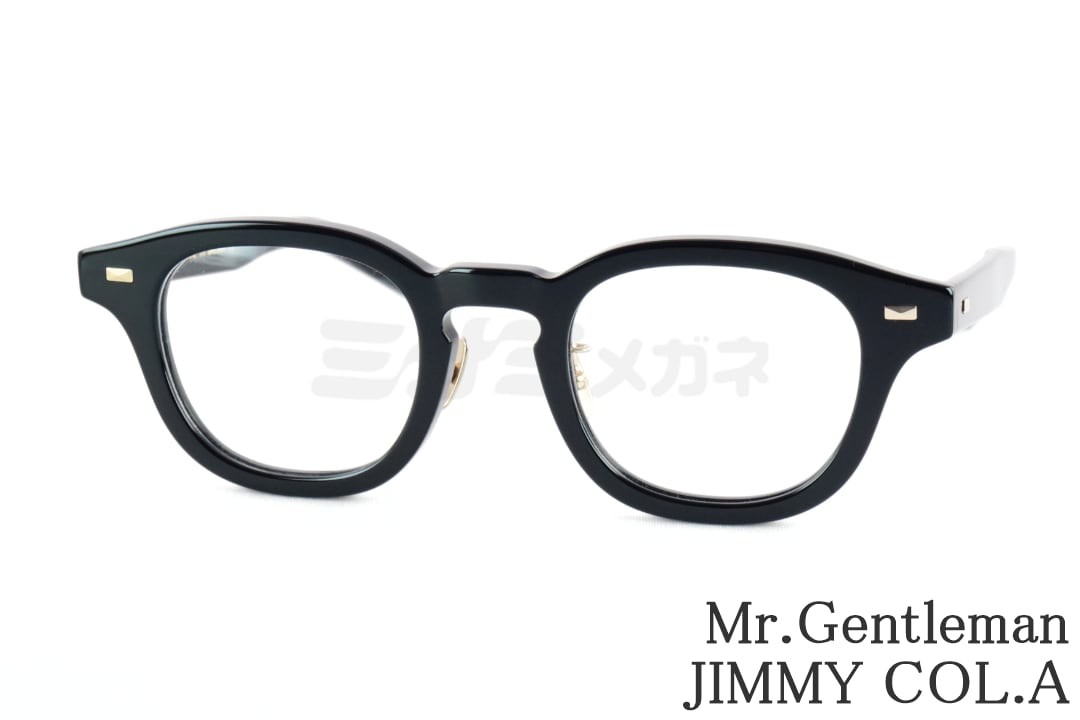 Mr.Gentleman メガネ JIMMY Col.A ウェリントン セル ジミー 鼻パッド 掛けやすいミスタージェントルマン 鯖江 眼鏡 日本製 国内 正規品|ミナミメガネ 店