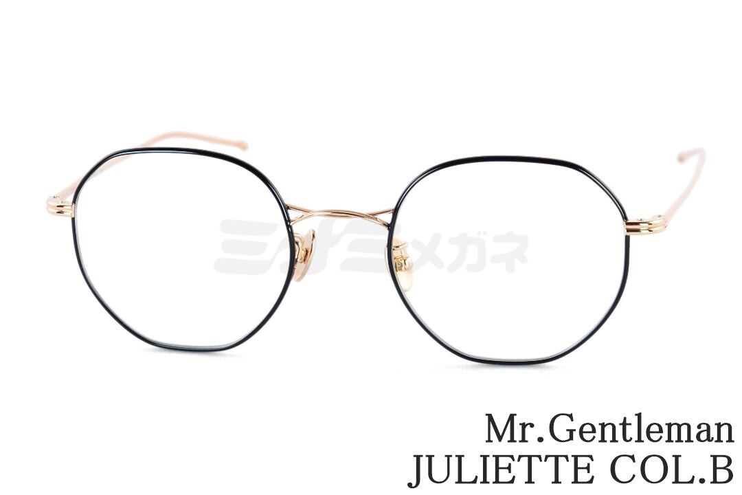 Mr.Gentleman メガネ JULIETTE Col.B オクタゴン 多角形 メタル ミスタージェントルマン 鯖江 眼鏡 日本製 国内 正規品