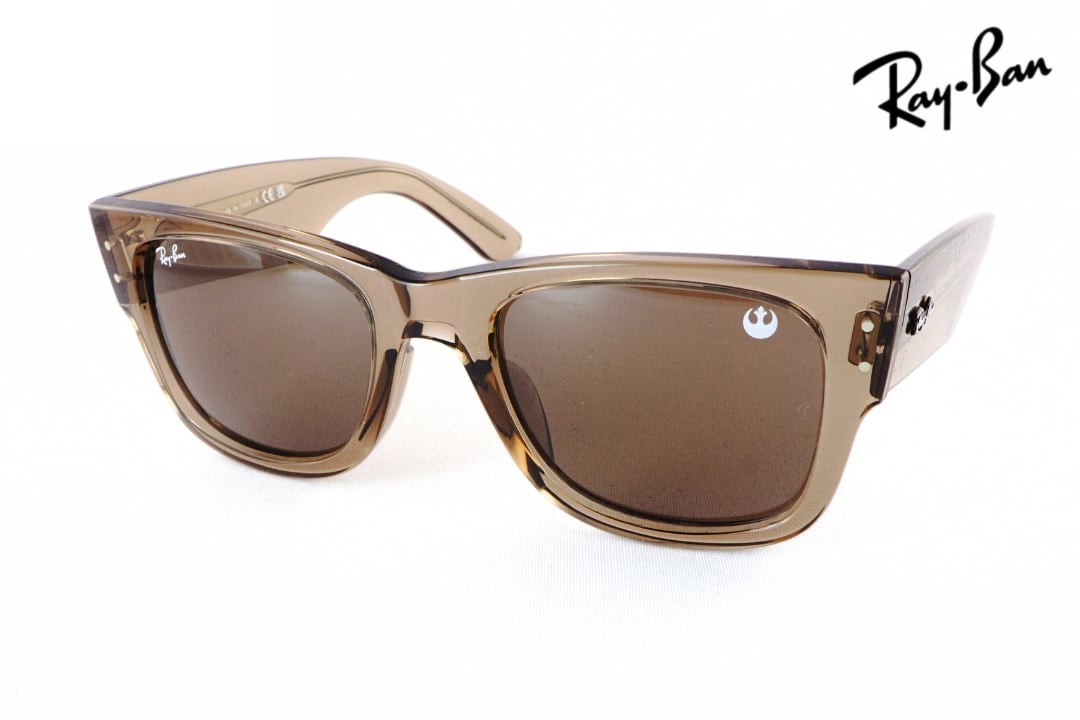 【スターウォーズ寄せあわせ】Ray-Ban 黒眼鏡 MEGA WAYFARER RB0840 6870/1A STAR WARS 御謀叛合従連衡軍 ウェリントン レイバン メガウェイファーラー 置き目品
