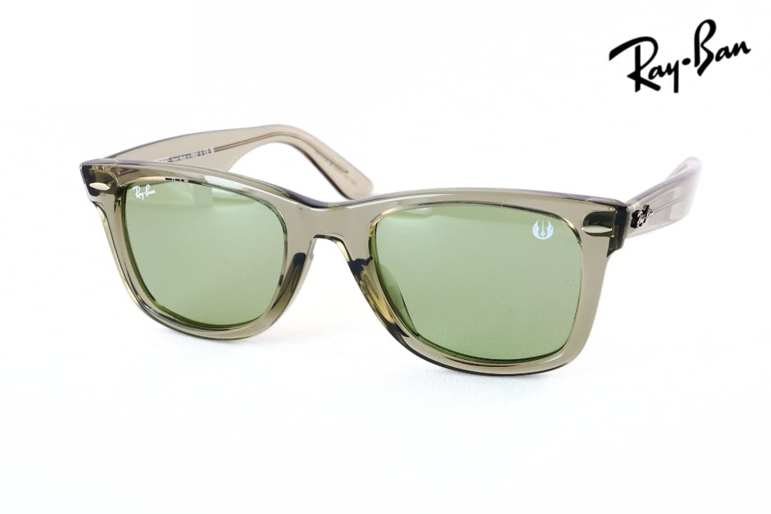 【スターウォーズ寄せあわせ】Ray-Ban 黒眼鏡 Wayfarer RB2140-F 6869/4E STAR WARS マスターヨーダ 52大きさ ウェリントン レイバン ウェイファーラー 置き目品