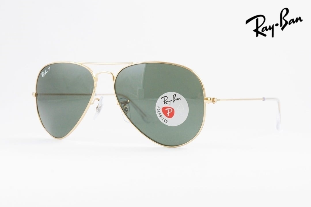 【国内 正規品】 Ray-Ban 偏光 サングラス RB3025 001/58 55サイズ 58サイズ 62サイズ AVIATOR ティアドロップ アビエーター レイバン|ミナミメガネ 店