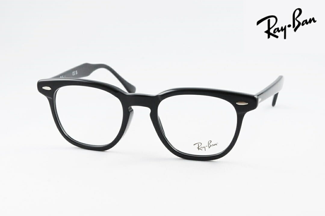 【国内 正規品】 Ray-Ban メガネ RX5398-F 2000 HAWKEYE ホークアイ ウエリントン 黒縁メガネ ブラック 眼鏡 オフィス RB5398-F レイバン