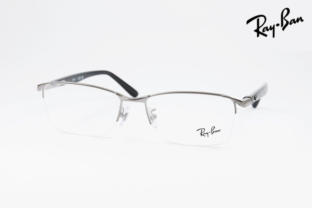 【国内 正規品】 Ray-Ban メガネ RX6501D 2502 スクエア ナイロール ハーフリム RB6501D レイバン