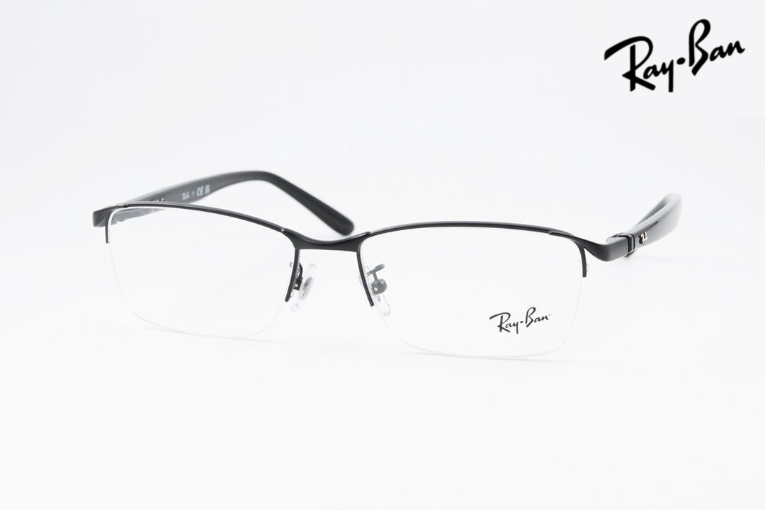 【国内 正規品】 Ray-Ban メガネ RX6501D 2503 スクエア ナイロール ハーフリム RB6501D レイバン