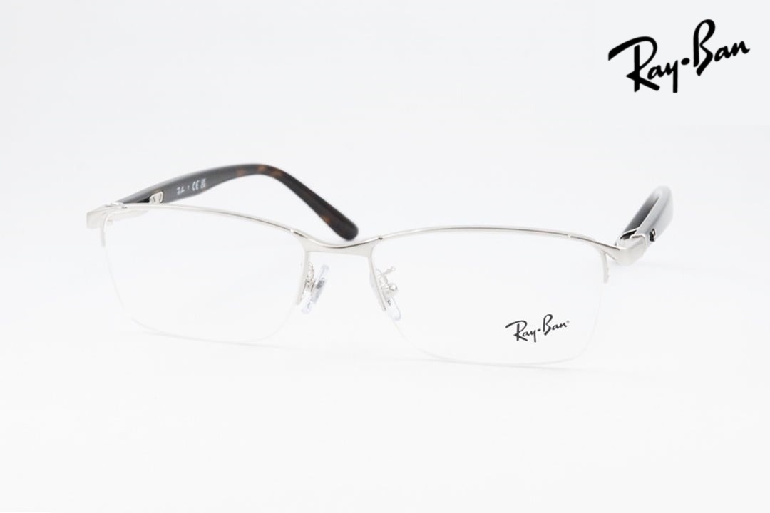 【国内 正規品】 Ray-Ban メガネ RX6501D 2595 スクエア ナイロール ハーフリム RB6501D レイバン