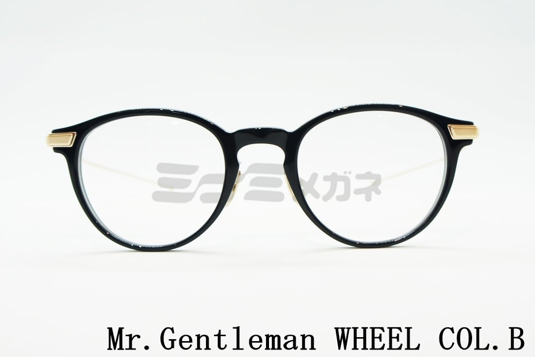 Mr.Gentleman メガネ WHEEL Col.B Weiコラボ ボスリントン セル ホイール ミスタージェントルマン 鯖江 眼鏡 日本製 国内 正規品