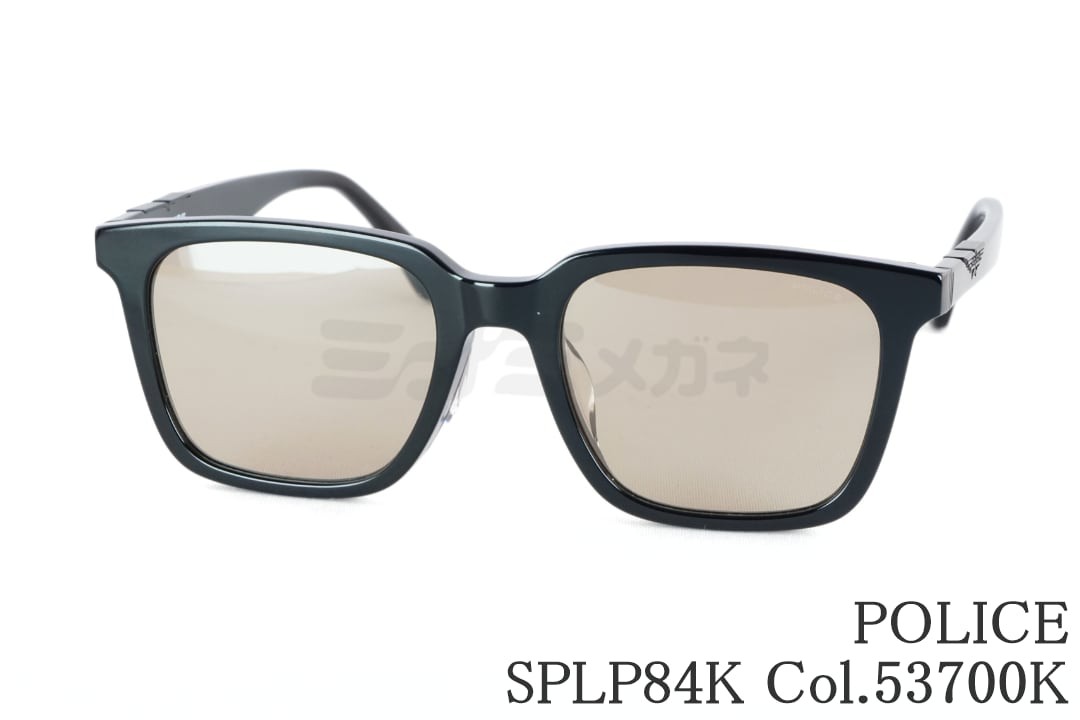 【朝倉海さん着用】POLICE サングラス SPLP84K Col.700K 53サイズ スクエア ウエリントン ポリス 正規品
