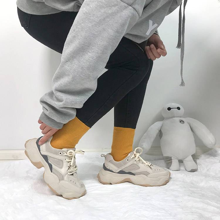 楽天市場 厚底 スニーカー レースアップ スニーカー ストリート系 厚底スニーカー レディース スニーカー 原宿系 ローカット レースアップ 厚底 シューズ 靴 厚底靴 美脚送料無料 クレアガール