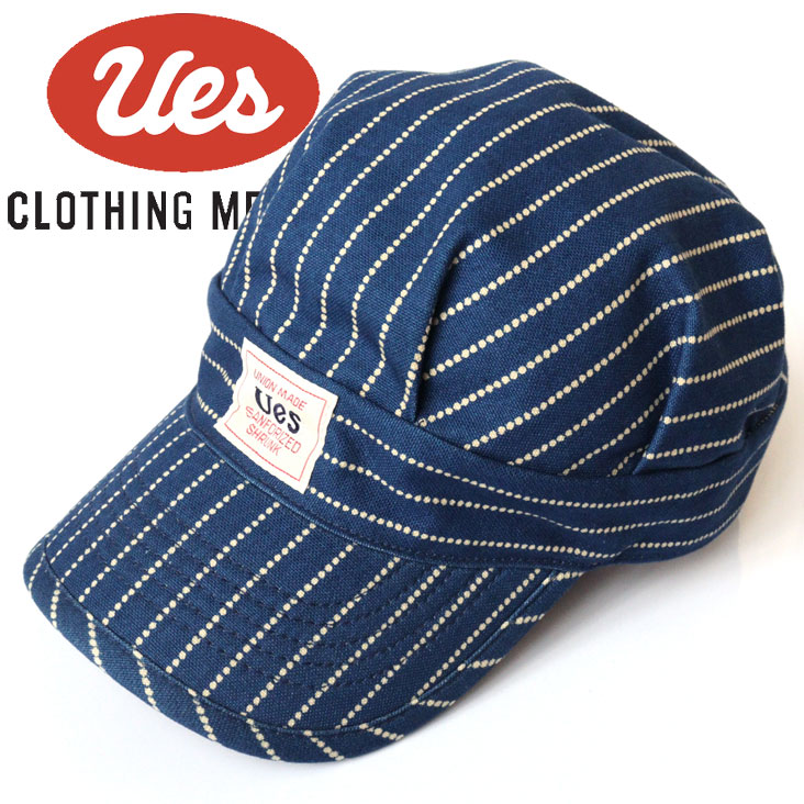 Ues ウエス キャップ 帽子 ワークキャップ メンズ アメカジ ロゴ 定番 スタイリッシュ シンプル オシャレ 日本製 Made In Japan カジュアル 人気 ブランド 小物 プレゼント ギフト ベーシック Kuechen Ly