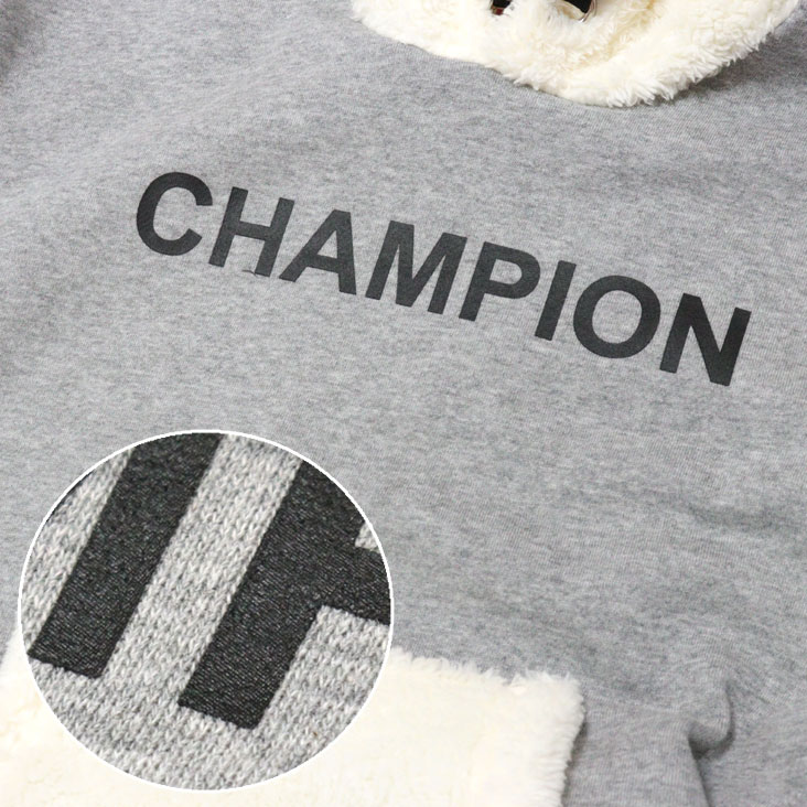 Champion チャンピオン Kids キッズ ワンピース パーカー ポケット ボア フリース 裏起毛 女の子 小学生 通学 トップス 長袖 ワンポイント ベーシック シンプル お揃い おそろ お出かけ おしゃれ バイカラー 可愛い 女子 秋 冬 Deerfieldtwpportage Com