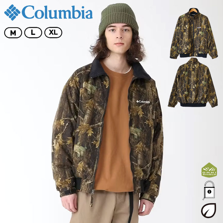 Columbia コロンビア ファルマスジャケット FALMOUTH JACKET ジャケット アウター 上着 メンズ 秋 冬 アウトドア キャンプ 軽量 ロゴ 刺繍 キャンプ BBQ 釣り オムニシールド 撥水 復刻版 ナイロン フリース 中綿 リラックスフィット 暖かい あったかい ポケット