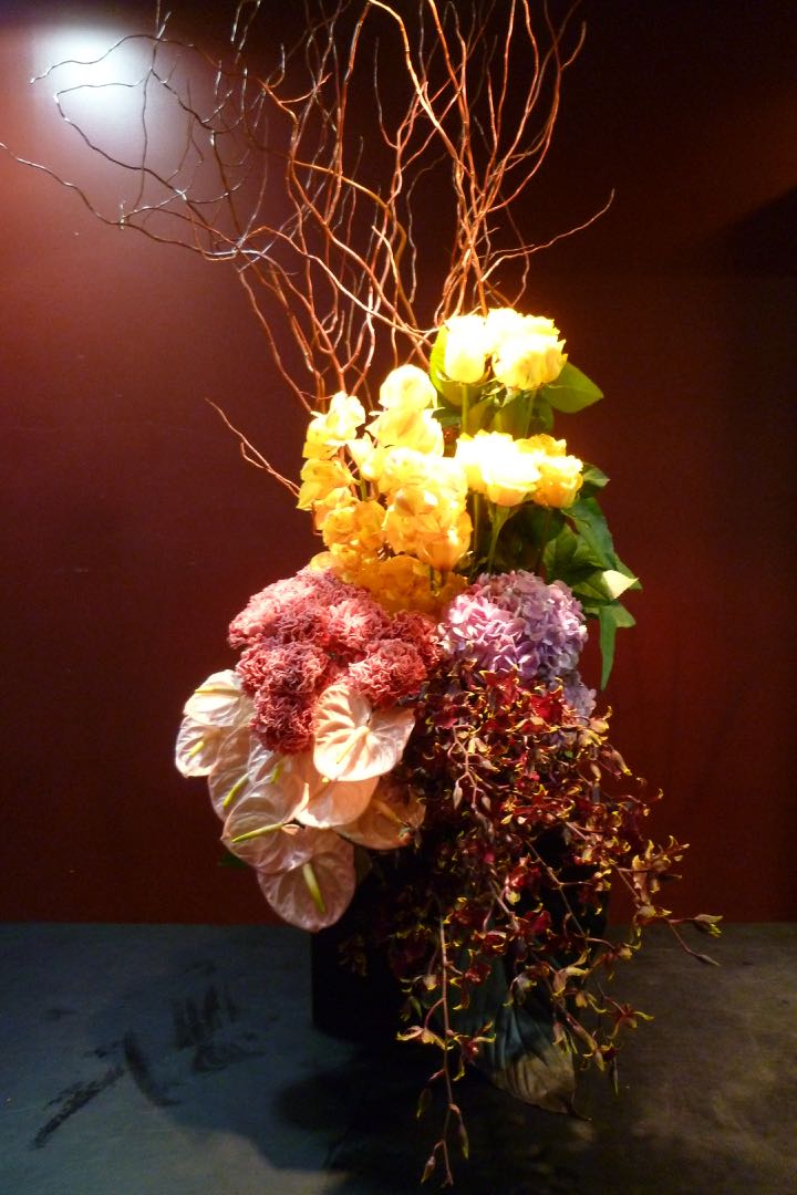 シンピジューム あじさい 黄色薔薇