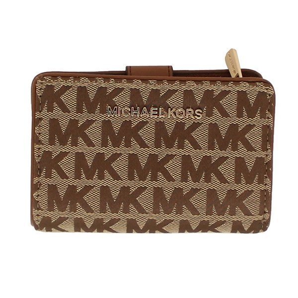 【レディース】マイケル授業計画 MICHAEL KORS 折札入れ なめし革 ロゴタイプ  jet set travel 35H9GTVF6J レディース財布-財布・ケース-バッグ・小物・ブランド雑貨