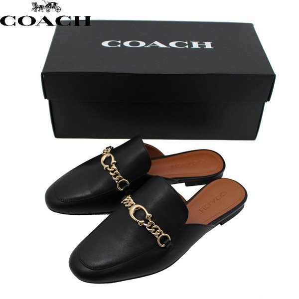 【レディース】コーチ COACH スニーカーsofi leather slide 23cm 【6B】 FG4186 11002526