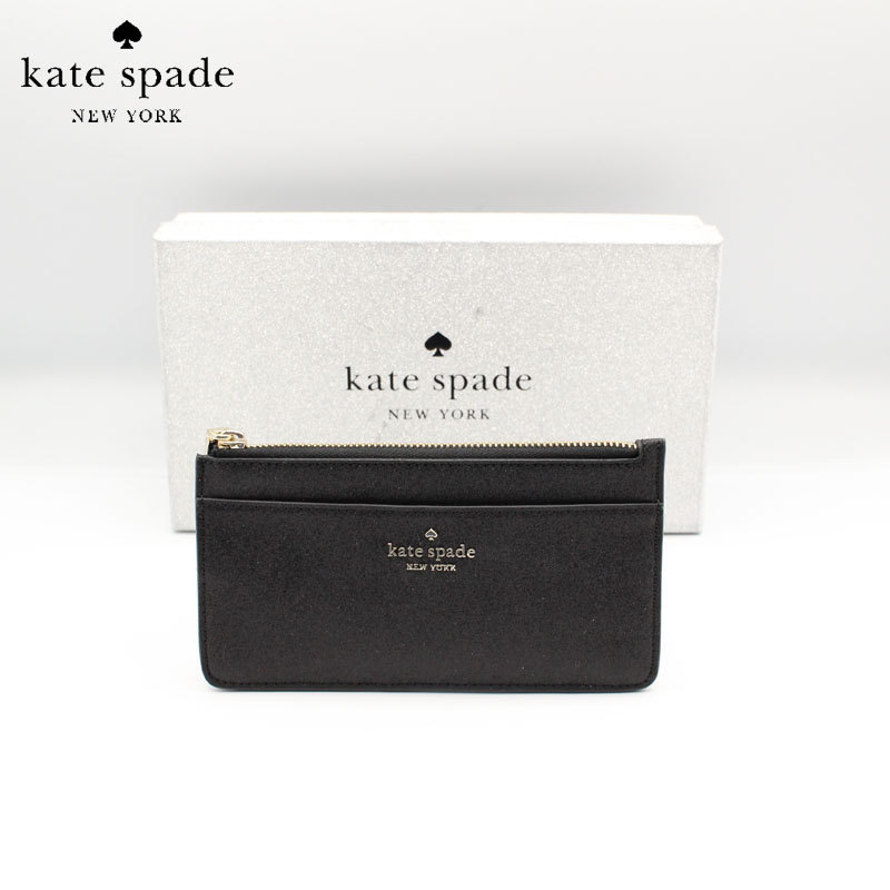 【kate spade】6スロット スリム カード ホルダー ショッパー付! kate spade】6スロット スリム カード ホルダー ショッパー付