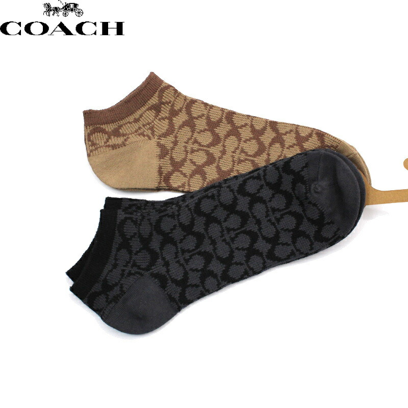 楽天市場】コーチ 靴下 ファッション小物 COACH SIGNATURE SOCKS C6365