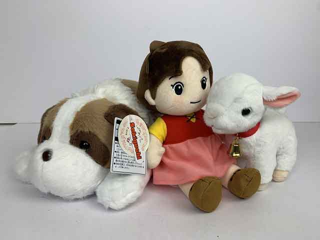Sekiguchi/セキグチ アルプスの少女ハイジ ぬいぐるみ ヨーゼフ ユキちゃん 3体セット【中古】|モノモード店