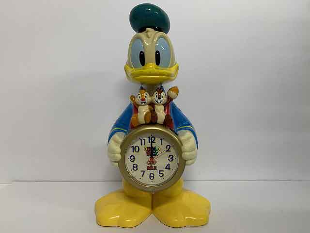 Disney/ディズニー ドナルドダック チップandデール 置時計 目覚まし時計 ビンテージ【中古】 7,662円