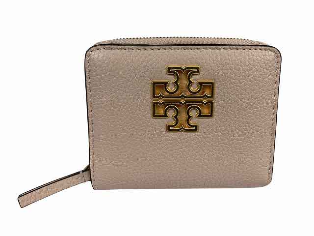 TORY BURCH / トリーバーチ 二つ折り札入れ レディース サクラ色【中古】 レディース財布-財布・ケース