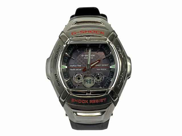 CASIO / カシオ G-SHOCK GW-1401 クォーツ ソーラー電波 ラバーベルト メンズ 文字盤グレー【中古】