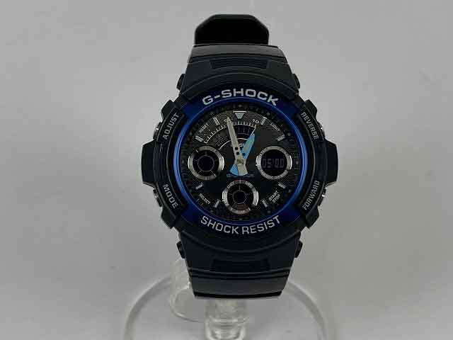 楽天市場】カシオ・CASIO G-SHOCK ガウスマン AW-571BM-1T 黒【中古