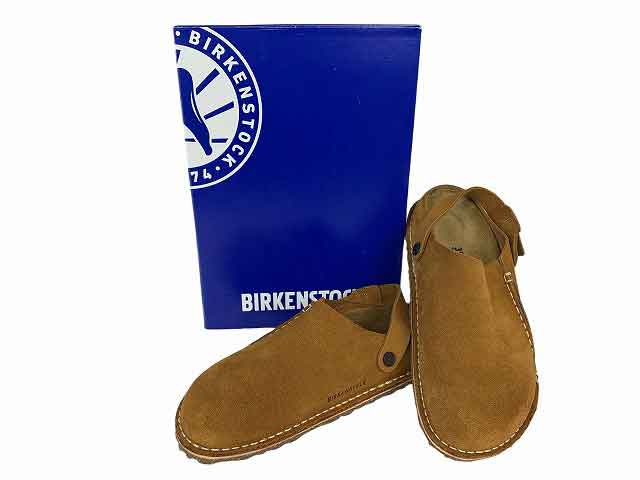 BIRKENSTOCK/ビルケンシュトック LUTRY Premium Suede ルトリープレミアムスエード 1025390 メンズ サイズ : 25cm ブラウン【中古】