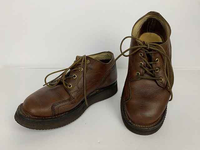 GRIZZLY BOOTS/グリズリーブーツ LINEMAN OXFORD ラインマン オックスフォード メンズ サイズ : 7.5E ブラウン【中古】