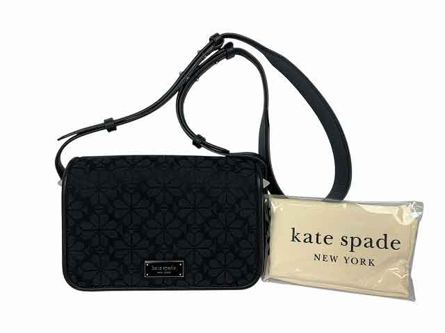 kate spade / ケイトスペード 肋筋 スモール 下げ翼 差し交わす上半身 ショルダーバッグ レディース 黒いこと【中古】