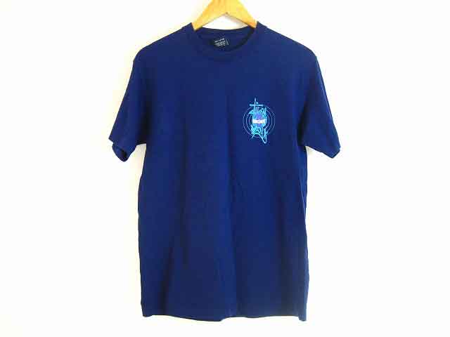 STUSSY / ステューシー 紺タグ CUSTOMADE カスタメイド BERNZOMATIC プリントTシャツ オールド USA製 メンズ サイズ : M ネイビー【中古】｜モノモード店