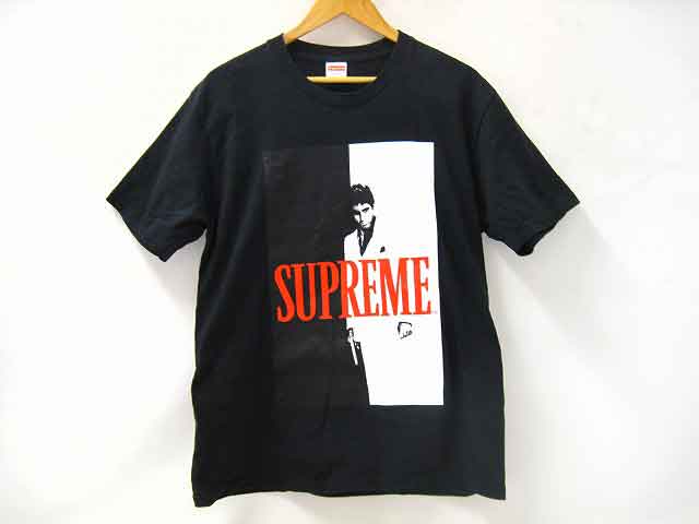SUPREME / シュプリーム 17AW SCARFACE SPLIT Tee メンズ 大いさ : M 黒いこと【中古】