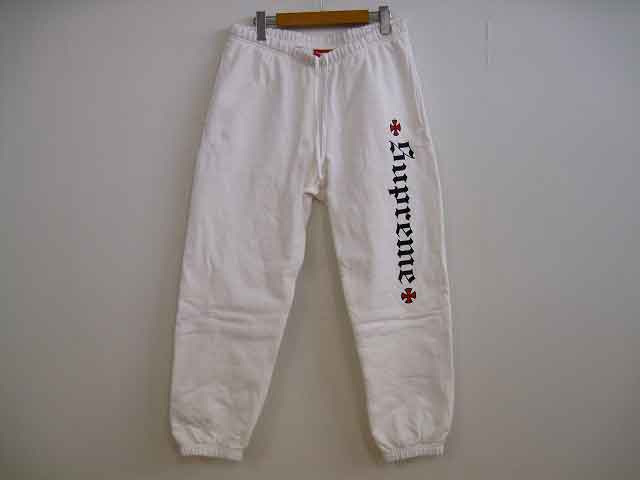 SUPREME×INDEPENDENT/シュプリーム×独立 17AW FuckTheRestSweatPant スウェットパンツ メンズ 大きさ : S 白いこと【中古】