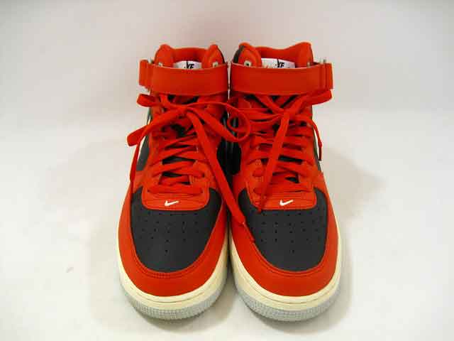 NIKE / ナイキ AIRFORCE1 MID SPLIT エアフォース1 ミッド スプリット DZ2554-001 メンズ サイズ : 28cm スニーカー レッド【中古】