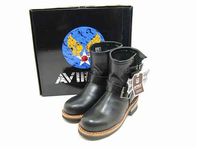 AVIREX / アヴィレックス HORNET AV2225 ホーネット エンジニアブーツ バイカーブーツ ライデイングブーツ レディース サイズ : 35/22【中古】