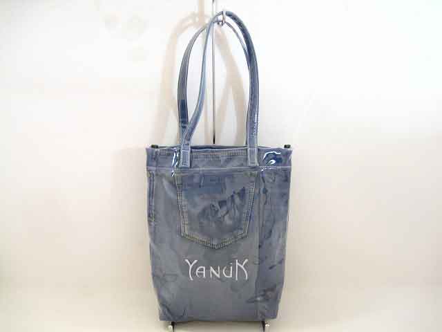 YANUK PVCデニムトートバック　美品　ヤヌーク 楽天市場】YANUK / ヤヌーク トートバッグ デニムリメイク
