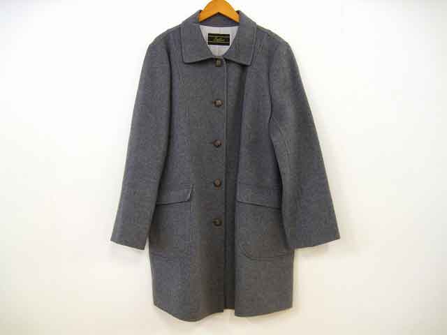 LEILIAN / レリアン コロンボ カシミア100% ロングコート レディース サイズ : 13 グレー【中古】
