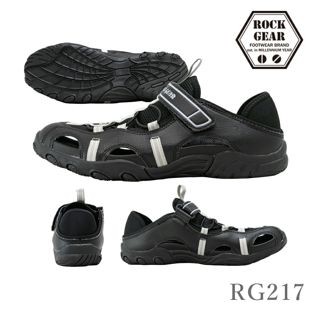 楽天市場 メンズ スニーカーサンダル スポーツサンダル アウトドアサンダル スポサン アクアシューズ キックバックスニーカー キックバックサンダル 紳士靴 Rockgear Rg217 Rg217 Moriashizakka