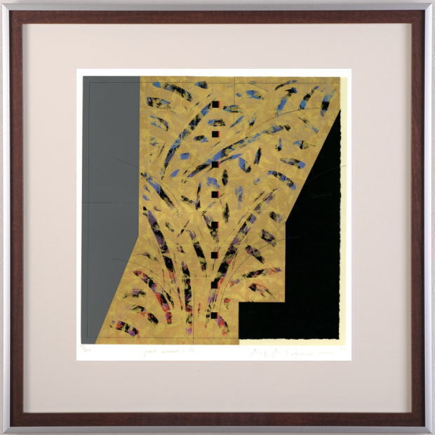 【作家名】南正雄【作品名】パーク・アベニュー・G 抽象画 絵画 現代アート モダンアート 現代美術 シルクスクリーン 版画 額付き 国内送料無料|アートギャラリーモトカワ