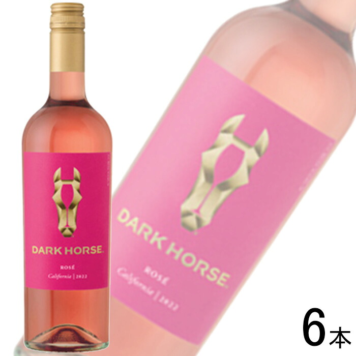 【お酒】【6本】 サントリー ダークホース ロゼ 2022 瓶 750ml&times;6本入 ワイン 【北海道・沖縄・離島配送不可】｜O9ショップ【オーナインショップ】