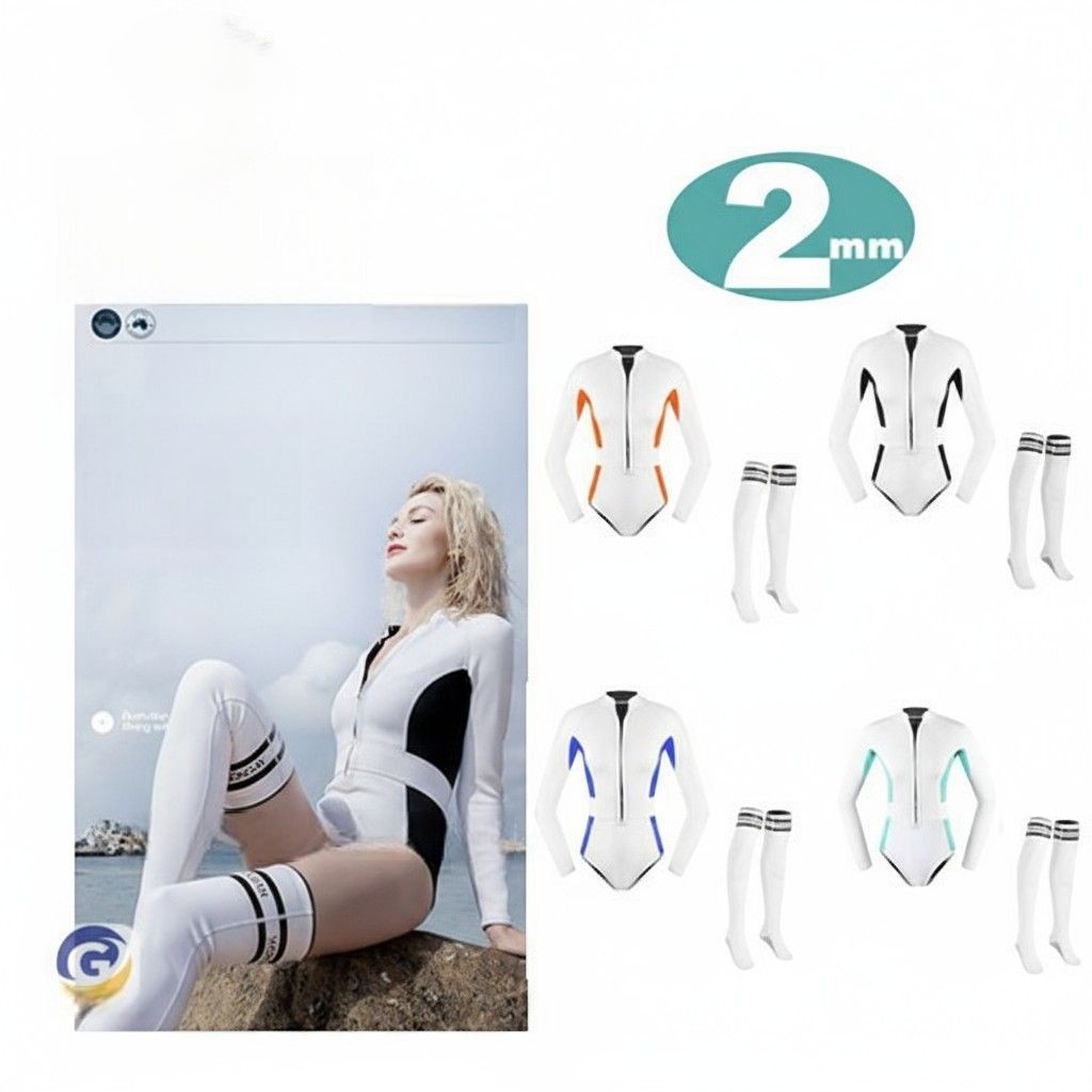 楽天市場】ウェットスーツ レディース 2mm サーフィン ビキニ 水着