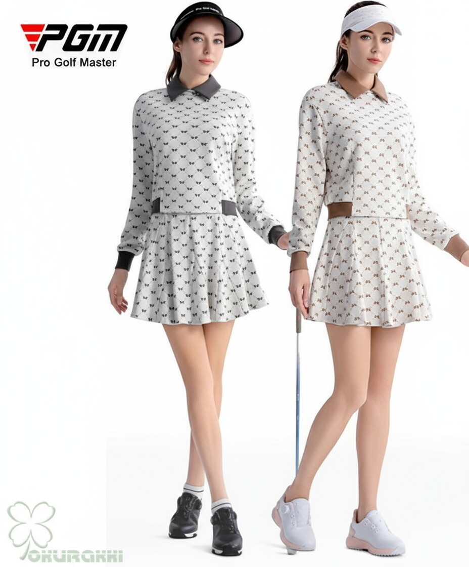 楽天市場】ゴルフウェア レディース ゴルフ トップス スカート セット