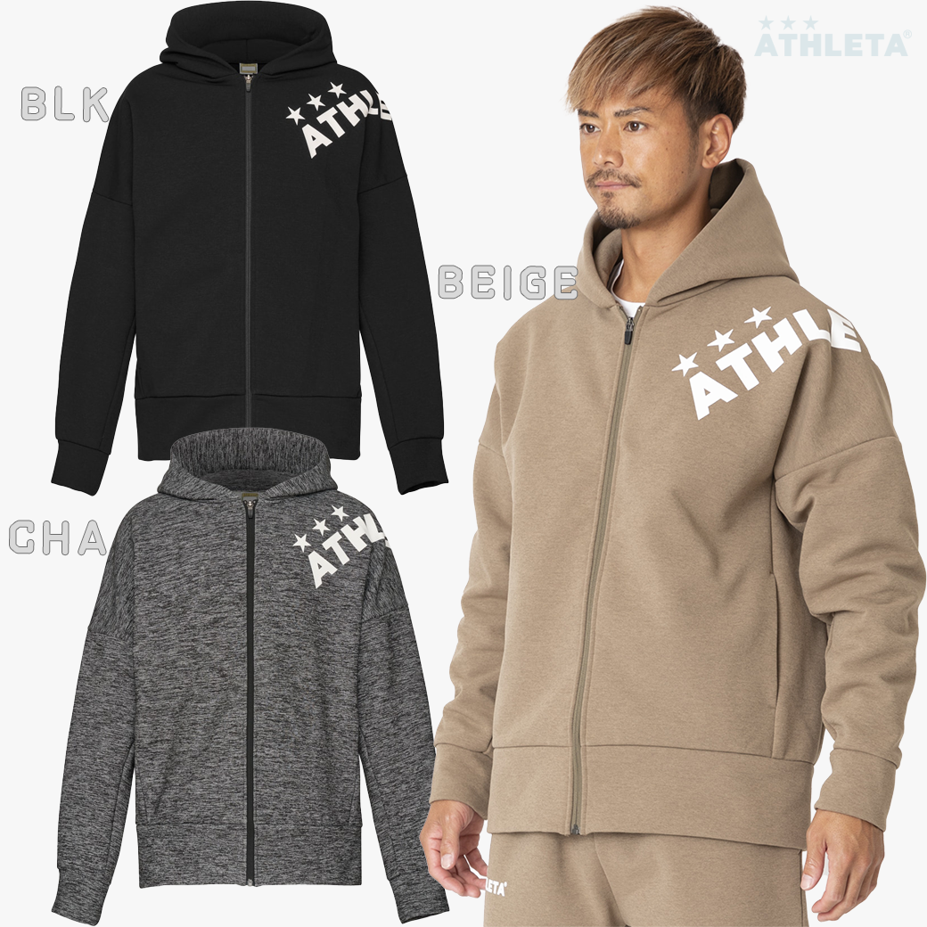 楽天市場】スウェットZIPパーカー 品番：03377 ATHLETA アスレタ